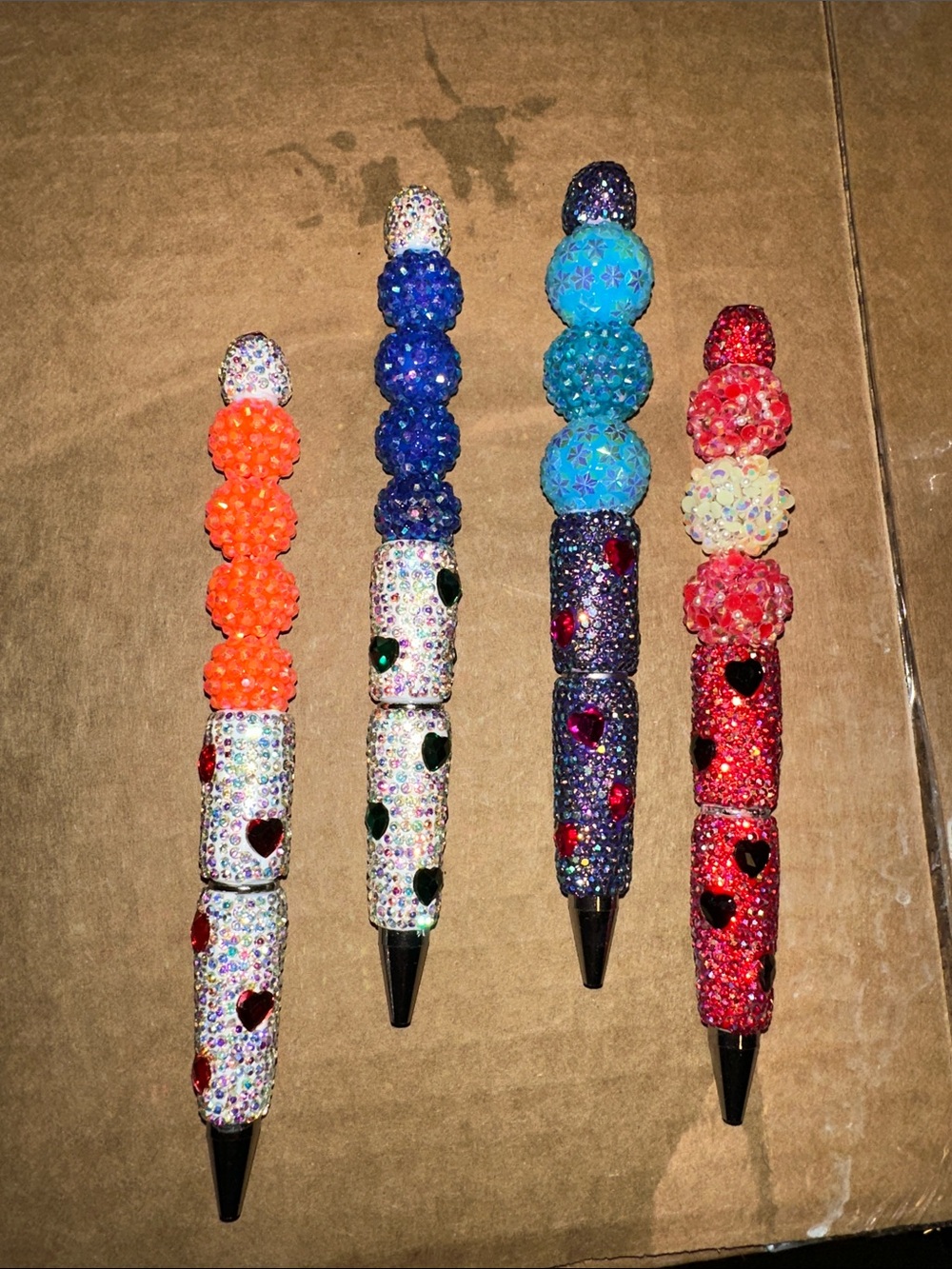 Handmade Sparkling Beaded Pen - Multicolor Options $15 Each 🦩